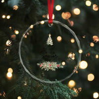 Funny Xmas Christian Faith Crystal Glass Ornament Joy To The World The Savior Is Born Xmas Tree TS11