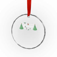 Funny Xmas Crystal Glass Ornament I'm Probably On Santa's List TS11