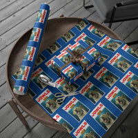 Funny Yellow Lab Jowls Wrapping Paper Roll Labrador Retriever Lover Gift - Wonder Print Shop