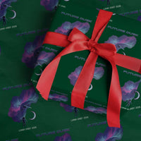 Future Dusk Lunar Orbit 2026 Wrapping Paper Roll Cosmic Nebula Astronaut n Satellite Space Exploration