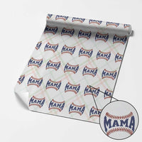 Game Day Baseball Mama Wrapping Paper Roll Proud Mom Gift