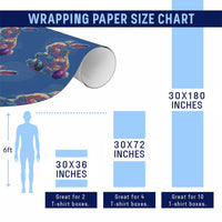Gamer Rabbit Wrapping Paper Roll Cute Bunny Gaming Eggs Funny Video Games Easter