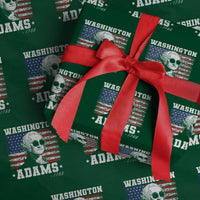 George Washington 1788 Wrapping Paper Roll Funny 4th of July Retro President Campaign USA Flag - Wonder Print Shop