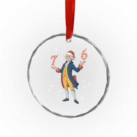 George Washington 67 Meme Crystal Glass Ornament Funny Christmas Gift TS12