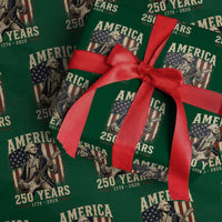George Washington Playing Guitar 4th July US 250th Anniversary Wrapping Paper Roll