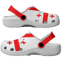 Georgia Clogs Shoes Flag Color Inspiration - Wonder Print Shop