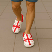 Georgia Clogs Shoes Flag Color Inspiration - Wonder Print Shop