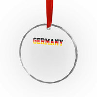 Germany Deutschland German Flag Crystal Glass Ornament