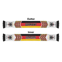 Germany Football Nations 2026 Soccer Scarf Sporty Pattern