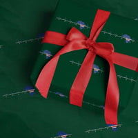 Germany Heartbeat EKG Deutschland Flag Map Wrapping Paper Roll