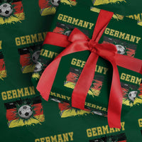 Germany Soccer Fan Wrapping Paper Roll German Football Game Day Supporter