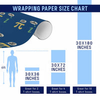 Get Real Be Rational Pi Math Teacher Geek Sarcastic Wrapping Paper Roll