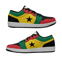 Ghana Low Sneakers Classic National Flag Style - Wonder Print Shop