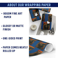 Ghost Heart Hands Wrapping Paper Roll Scary Face Horror Halloween - Wonder Print Shop