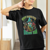 Earth Day T Shirt Make Everyday Earth Day Green Planet Raise Environmental Awareness Gnome - Wonder Print Shop