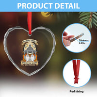 Gilmore Ghouls Halloween Ghost Heart Crystal Glass Ornament Cute Couple Spooky Boo with Fall Gazebo - Wonder Print Shop