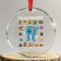 Gingerbread Classroom 67 Meme Crystal Glass Ornament Funny Christmas Teacher My Students To Stop Saying Six Seven - Wonder Print Shop