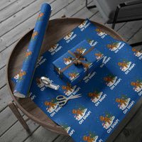 Gingerbread Wrapping Paper Roll Oh Snap Funny Christmas Cookie Baking Squad