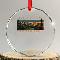 Glacier National Park Crystal Glass Ornament Montana Wildlife Nature Lover