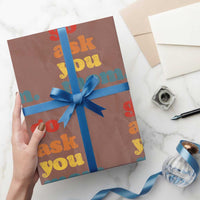 Go Ask Your Mom Wrapping Paper Roll Funny Dad Quote Fathers Day Family Humor