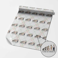 Go Back We Screwed Up Wrapping Paper Roll Funny Anti Authoritarian