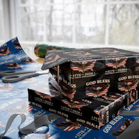 God Bless America 250th Anniversary Wrapping Paper Roll 250 Years USA 4th Of July
