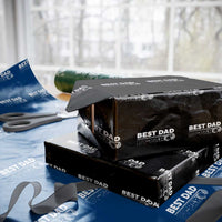 Golf Dad Wrapping Paper Roll Best Dad By Par Golfing Golfer Funny Fathers Day Gifts - Wonder Print Shop