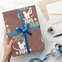 Golf Dad Wrapping Paper Roll Best Papa By Par Funny Golfer Fathers Day Gifts - Wonder Print Shop