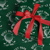 Golf Dad Wrapping Paper Roll Best Papa By Par Golfer Fathers Day Gifts - Wonder Print Shop