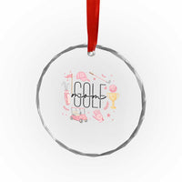 Golf Mom Life Proud Crystal Glass Ornament Sports Lover Gift TS12