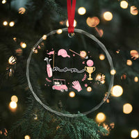 Golf Mom Life Proud Crystal Glass Ornament Sports Lover Gift - Wonder Print Shop