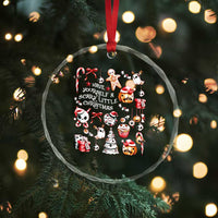 Gothic Xmas Crystal Glass Ornament Have Yourself A Scary Little Christmas TS09