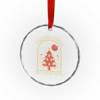 Gothic Xmas Crystal Glass Ornament Summoning Holiday Spirit Skeleton Christmas Tree TS09