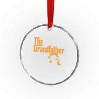 Grandfather Crystal Glass Ornament Funny Grandpa Fathers Day - Wonder Print Shop