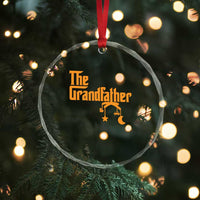 Grandfather Crystal Glass Ornament Funny Grandpa Fathers Day TS10
