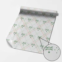 Green Australian Flag Wrapping Paper Roll Australia Patriotic Country Pride Monochrome Minimalist Graphic