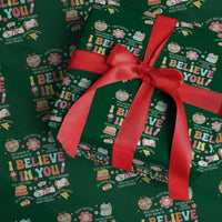 Groovy I Believe In You Testing Motivation Wrapping Paper Roll More Than A Score for Teacher Student