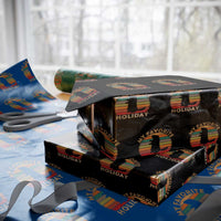 Groundhog Day Wrapping Paper Roll My Favorite Holiday Ground Hog Shadow Retro Sunset - Wonder Print Shop