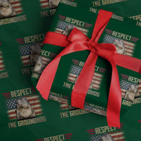 Groundhog Meteorology Wrapping Paper Roll Respect The Groundhog Woodchuck Photo GroundHog Day - Wonder Print Shop