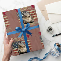 Groundhog Meteorology Wrapping Paper Roll Respect The Groundhog Woodchuck Photo GroundHog Day - Wonder Print Shop