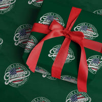 Grumpa Like Regular Grandpa Only Grumpier Wrapping Paper Roll Funny Grandfather Grandpa American Flag - Wonder Print Shop