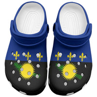 Guadeloupe Clogs Shoes Heritage Palette Flag-Inspired - Wonder Print Shop