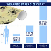 Guess Who's Back Back Again Wrapping Paper Roll Funny Easter Jesus Christian