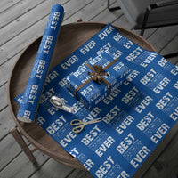 Guitar Father Wrapping Paper Roll Funny Best Dad Ever D A D Chord Gifts Guitarist Papa