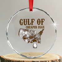 Gulf of Cheaper Eggs Crystal Glass Ornament Gulf of Mexico TS02