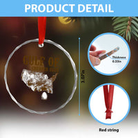Gulf of Cheaper Eggs Crystal Glass Ornament Gulf of Mexico TS02