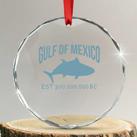 Gulf of Mexico Crystal Glass Ornament Est 300,000,000 BC Funny Tuna TS02