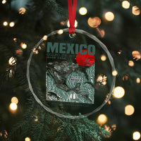 Gulf of Mexico Estd 1550 Crystal Glass Ornament Golfo De Mexico Historic Map Retro Graphic - Wonder Print Shop