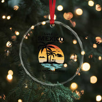 Gulf of Mexico Forever Since 1550 Crystal Glass Ornament Golfo De Mexico Para Siempre Retro Beach TS02