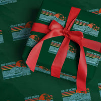 Gulf Of Mexico Forever Wrapping Paper Roll Vintage Retro Beach Coconut Tree - Wonder Print Shop